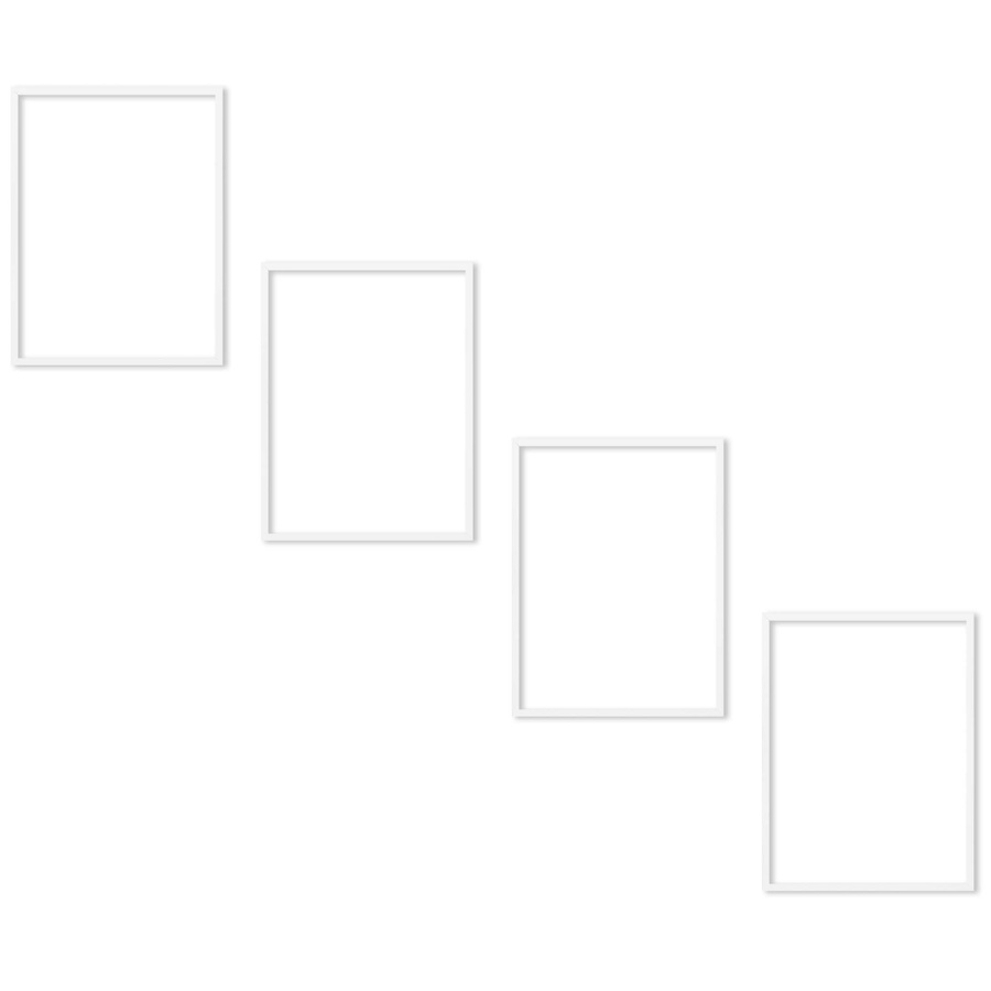 Zestaw ramek PINIA 1 GF0034 L- galeria ramek na 4 zdjęcia