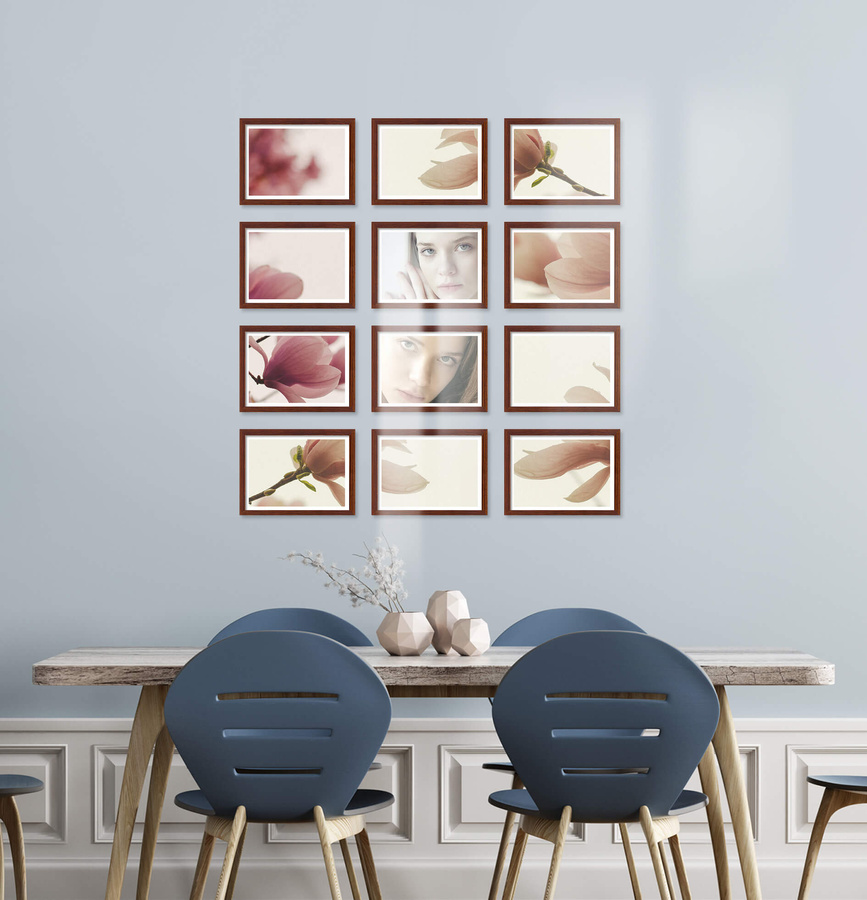 Zestaw ramek PINIA 3 GF0018 - galeria ramek na 12 zdjęć