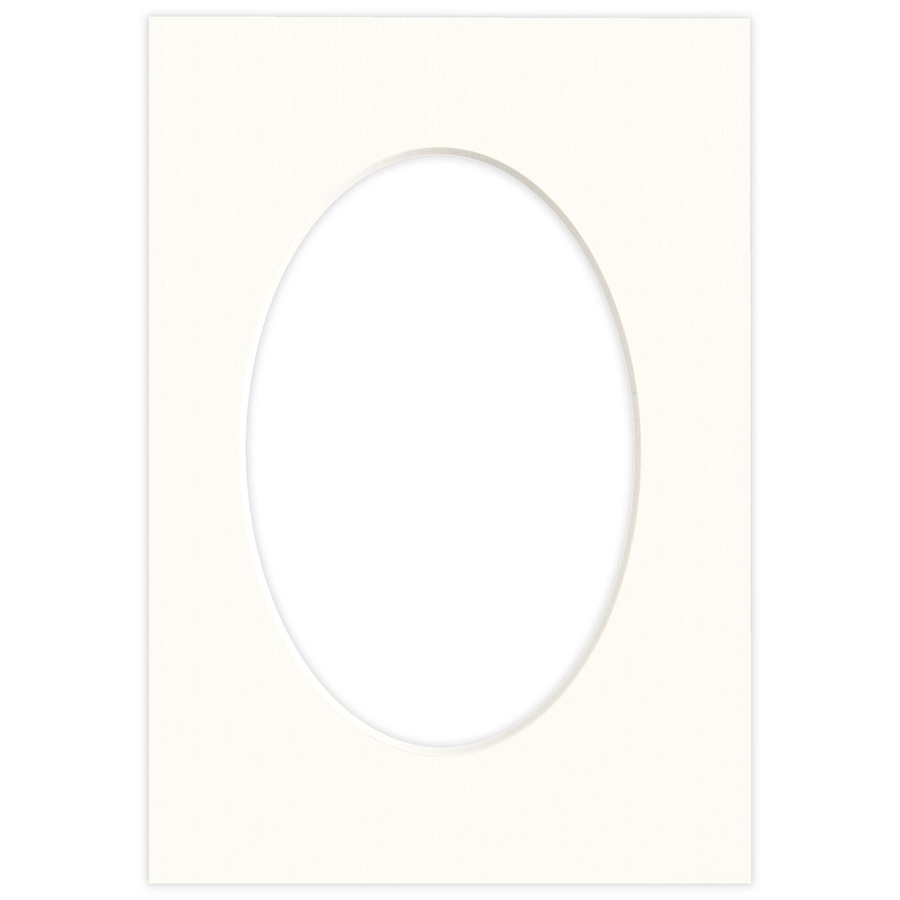 Passe partout 15x21 (10x15) BIAŁY OWAL CHALK LUCA Q5103