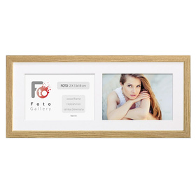 Ramka drewniana galeria passe-partout Natural 18x45 - kolor naturalne drewno