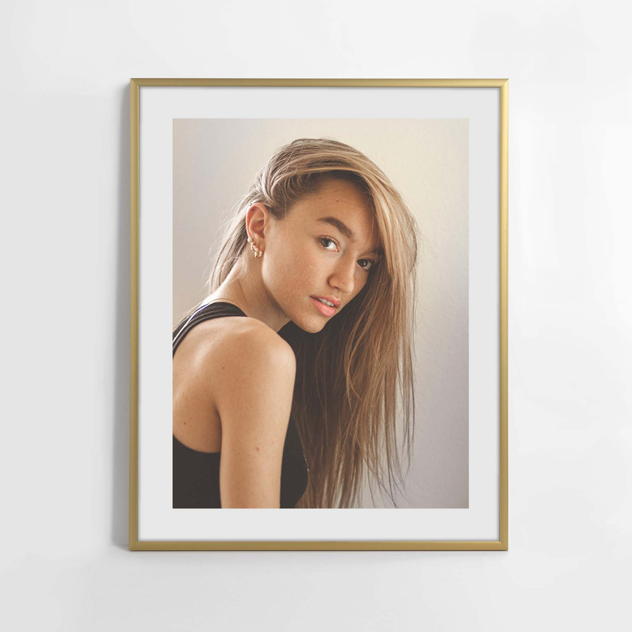 Ramka aluminiowa ROYALL Złote 40x50 cm