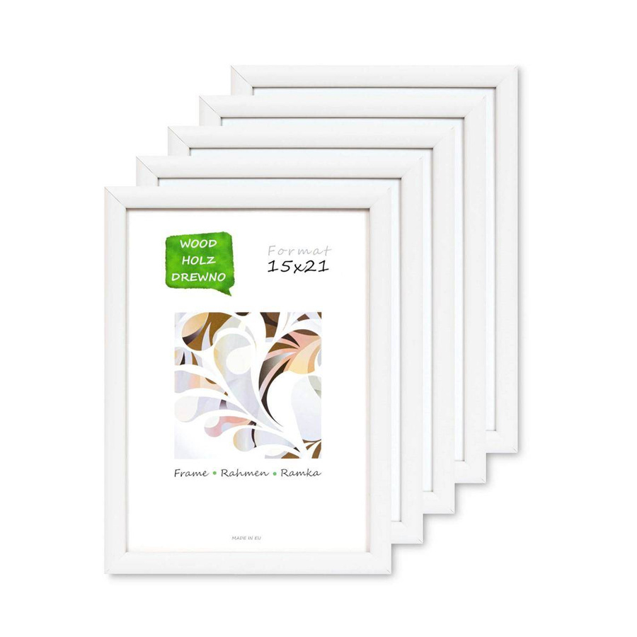 Pakiet ramek drewnianych 5 szt. HIT 01 5SZT 10x15 cm