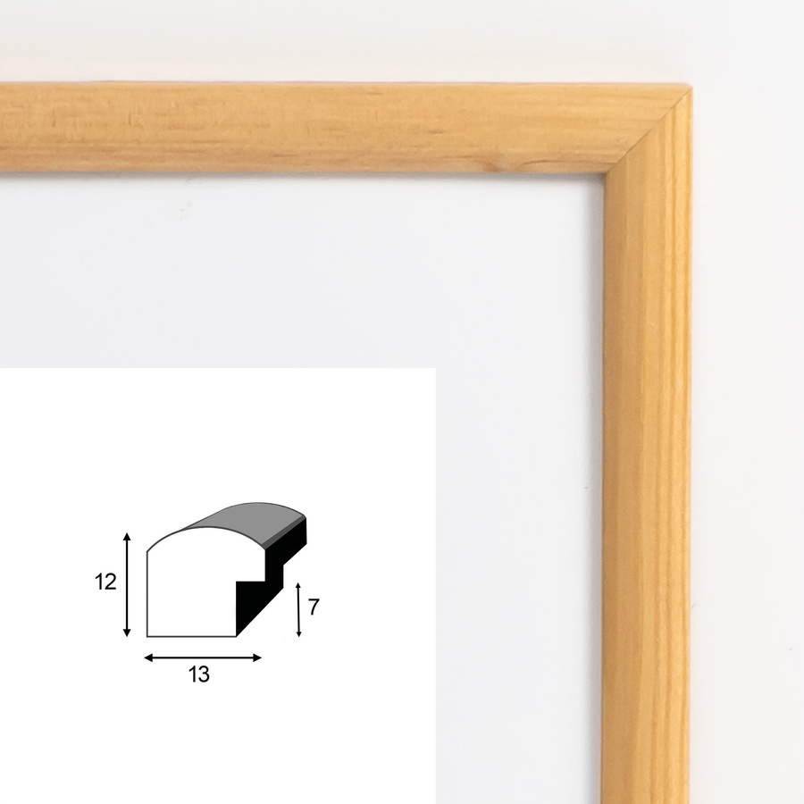 Zestaw naturalnych ramek galeria HIT 0 GF0001