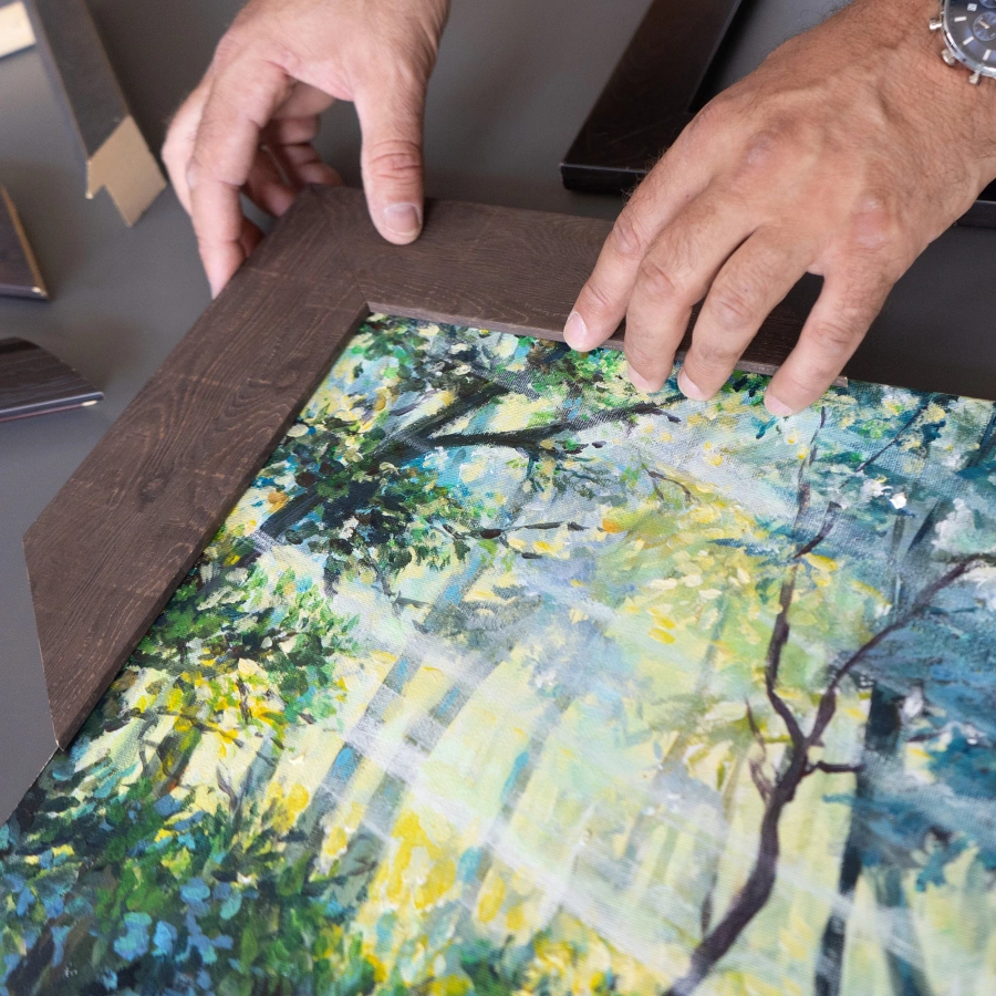 Oprawa obrazów / na krośnie