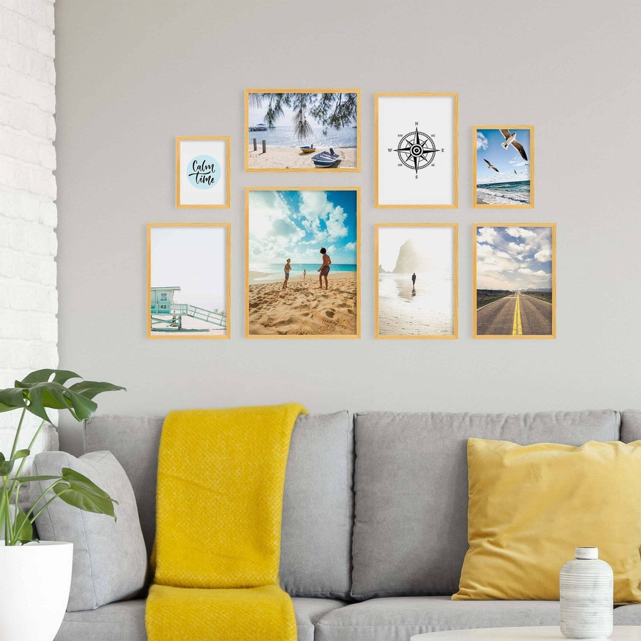 Zestaw naturalnych ramek galeria Pinia 0 GF0009