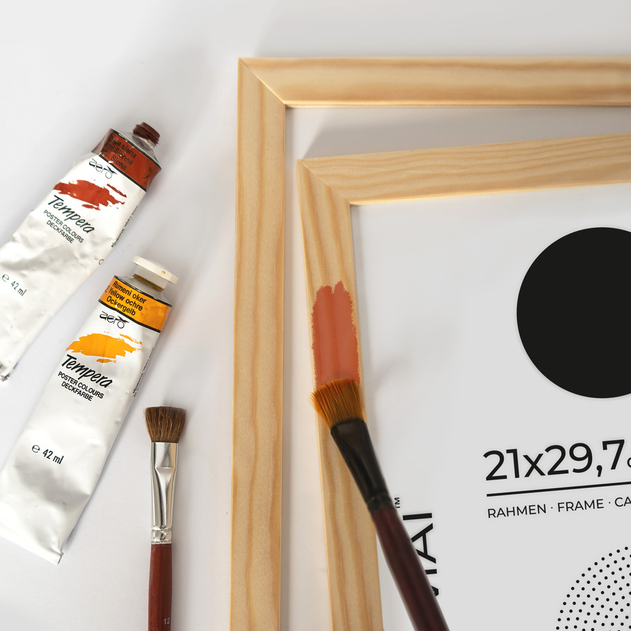 Ramka z drewna surowego na zdjęcia 5 szt. RAW 30x40 cm