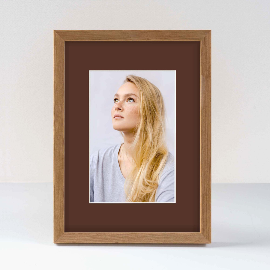 Passe partout 13x18 (9x13) BRĄZOWE CARMEL - LUCA Q5601