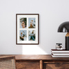 Foto galeria 30x40 cm na 4 zdjęcia o wymiarach 10x15 cm brązowa