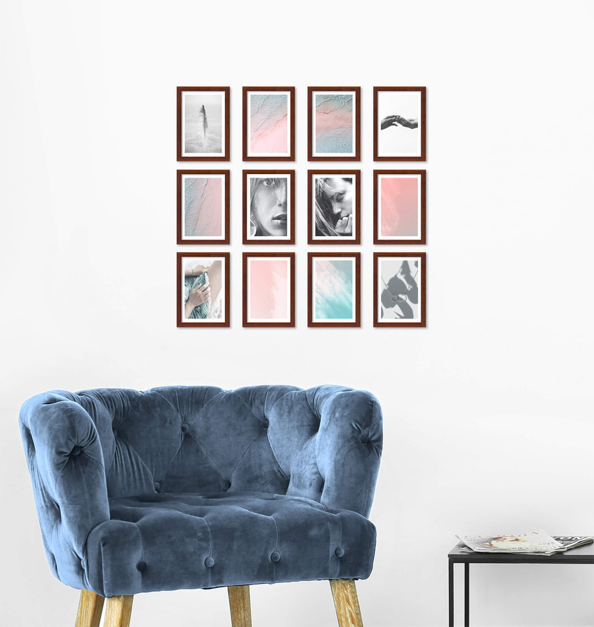 Zestaw ramek PINIA 3 GF0026 - galeria ramek na 12 zdjęć