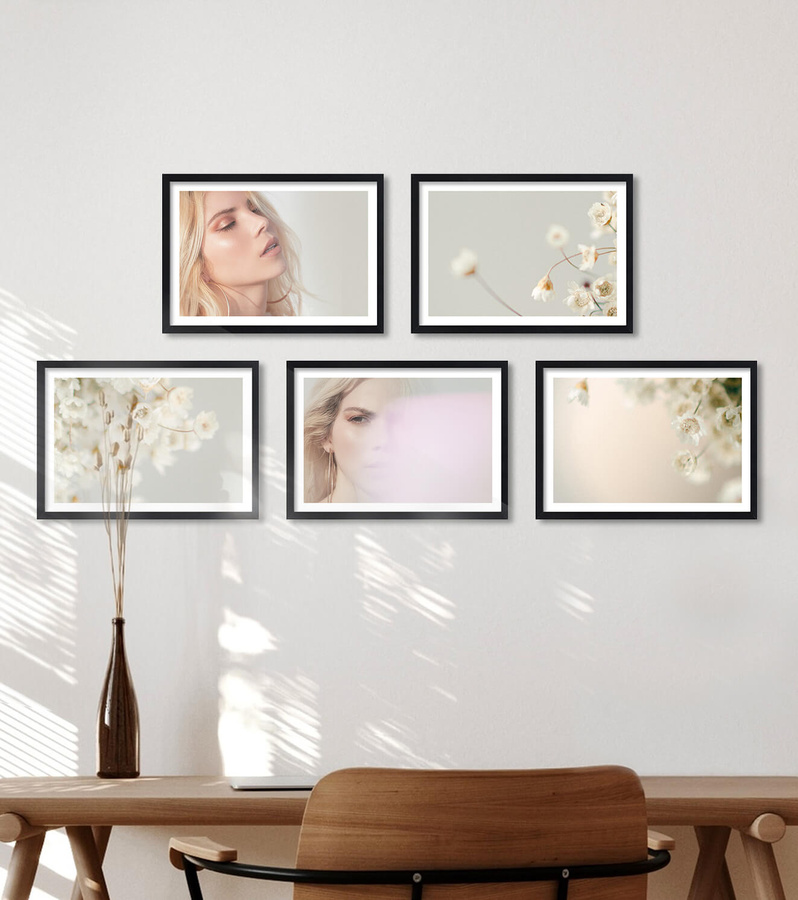 Zestaw ramek PINIA 2 GF0014 - galeria ramek na 5 zdjęć
