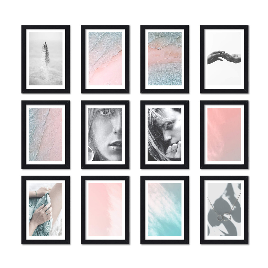 Zestaw ramek PINIA 2 GF0026 - galeria ramek na 12 zdjęć