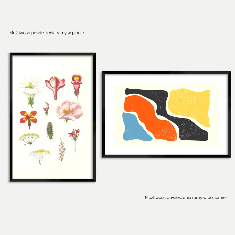 Czarna ramka na zdjęcia o rozmiarze 61x91,5cm