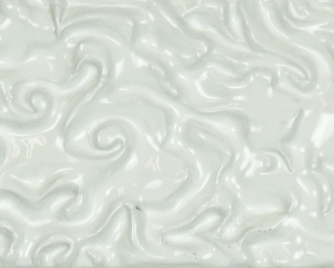 Rama do lustra, obrazu, zdjęcia na wymiar LUCA #2156. Ozdobna gnieciona drewniana oprawa - w kolorze białym