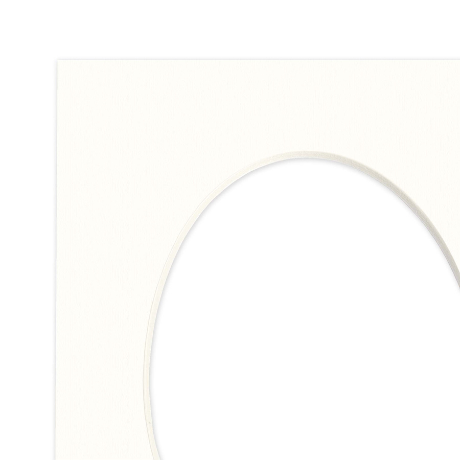 Passe partout 10x15 (6x9) OWAL LUCA Q5102 SNOW WHITE - BIAŁY