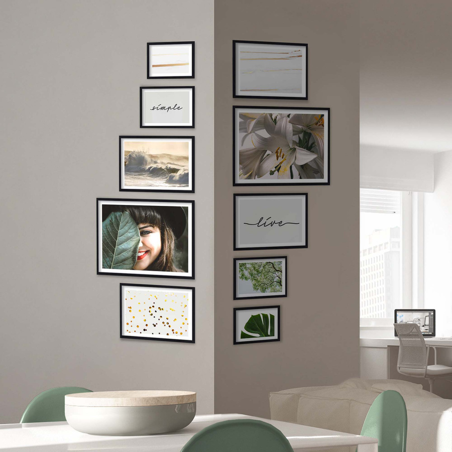 Zestaw ramek PINIA 2 GF0039 - galeria ramek na 10 zdjęć