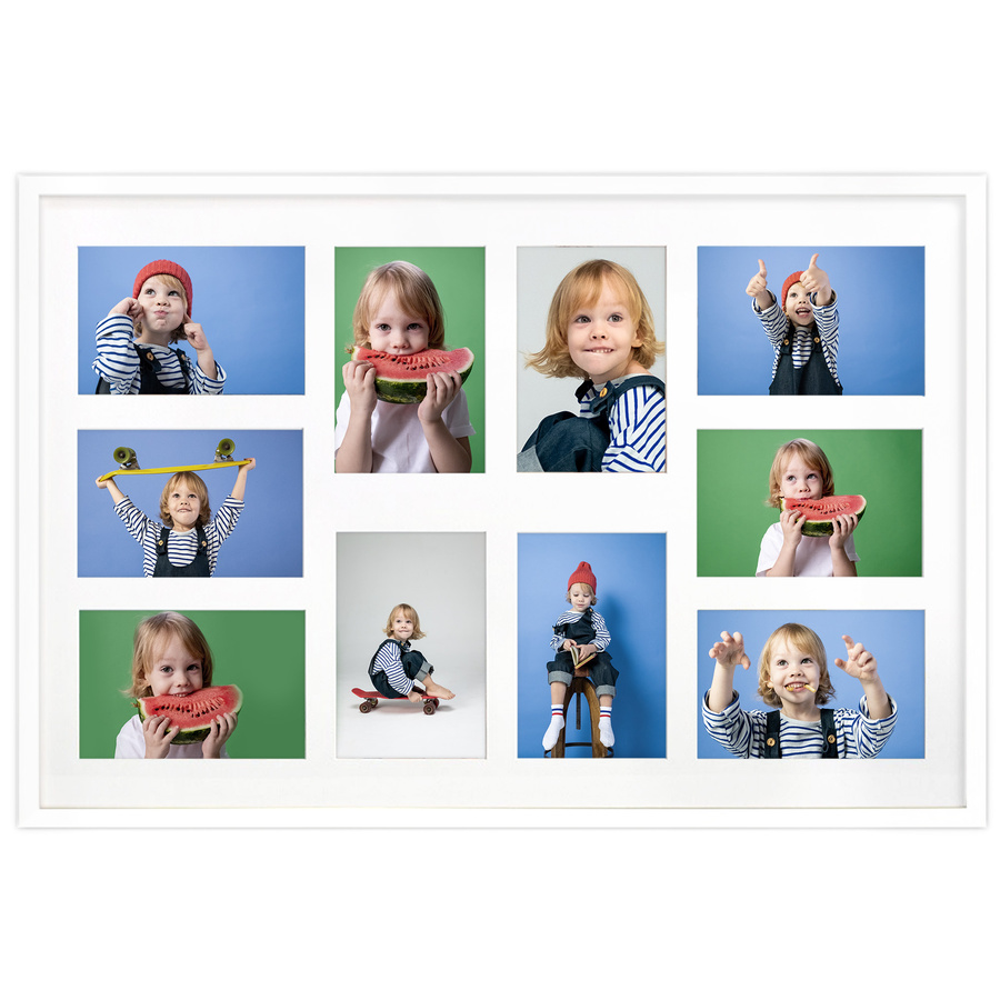 Foto galeria na 10 zdjęć White 40x60 10x15