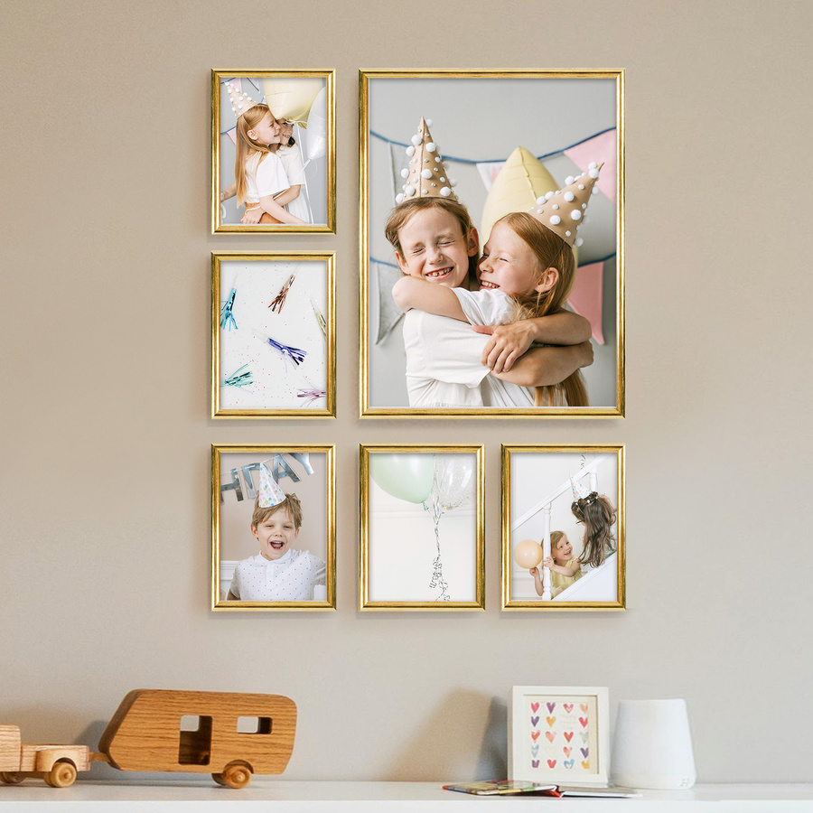 Zestaw złotych ramek galeria HIT 1 Z GF0002