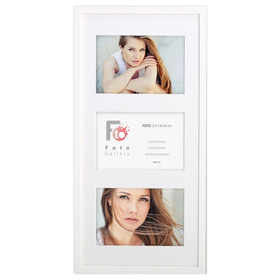 Ramka drewniana galeria passe-partout White 23x50 - kolor biały