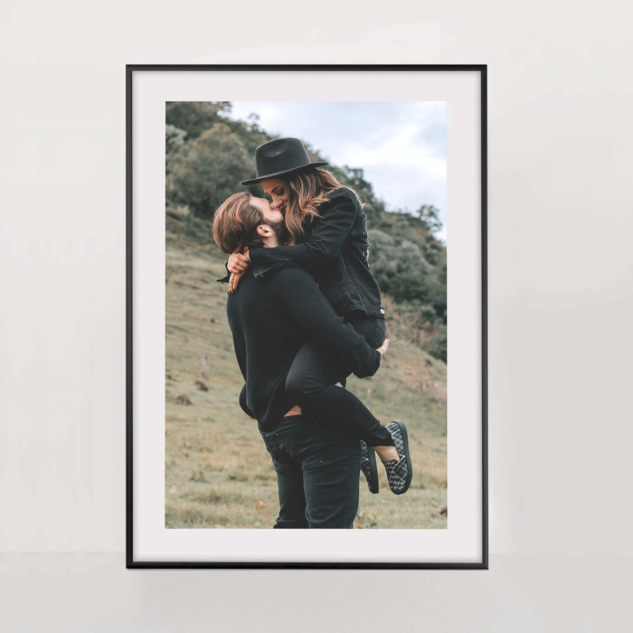 Ramka aluminiowa ROYALL 2 Czarna 50x70 cm