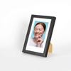 Ramka drewniana PINIA 3328, płaska fotoramka na zdjęcia, plakaty lub rysunki - kolor czarny