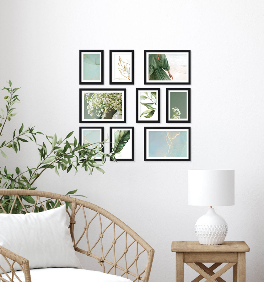 Zestaw ramek PINIA 2 GF0027 - galeria ramek na 9 zdjęć