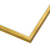 Ramka na zdjęcia, rysunki, plakaty na wymiar LUCA #2820. Nowoczesna, prosta drewniana oprawa - kolor złoty przecier