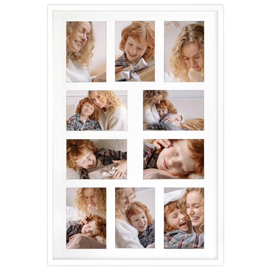 Foto galeria na 10 zdjęć White 40x60 10x15