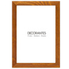 Ramka drewniana PINIA 3324, płaska fotoramka na zdjęcia, plakaty lub rysunki - kolor jasny brąz