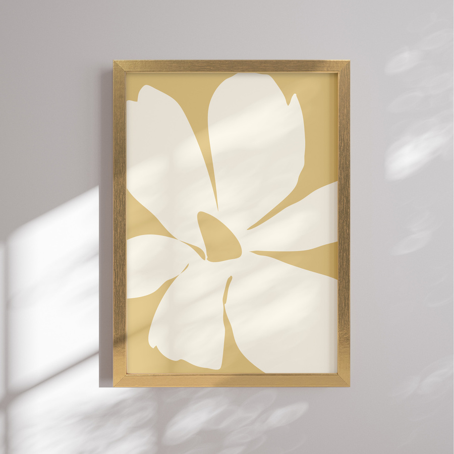 Złota ramka na zdjęcia KEA Z w rozmiarze 21x29,7 cm