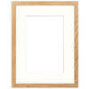 Naturalna ramka z passe partout na zdjęcia w rozmiarze 30x40 cm z passe partout 21x30 cm