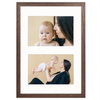 Foto galeria brązowa 21x30 cm na 2 zdjęcia o wymiarach 10x15 cm