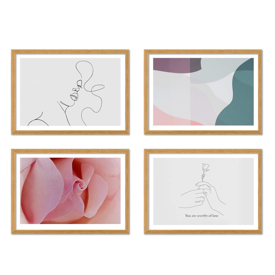 Zestaw ramek PINIA 00 GF0016 - galeria ramek na 4 zdjęcia