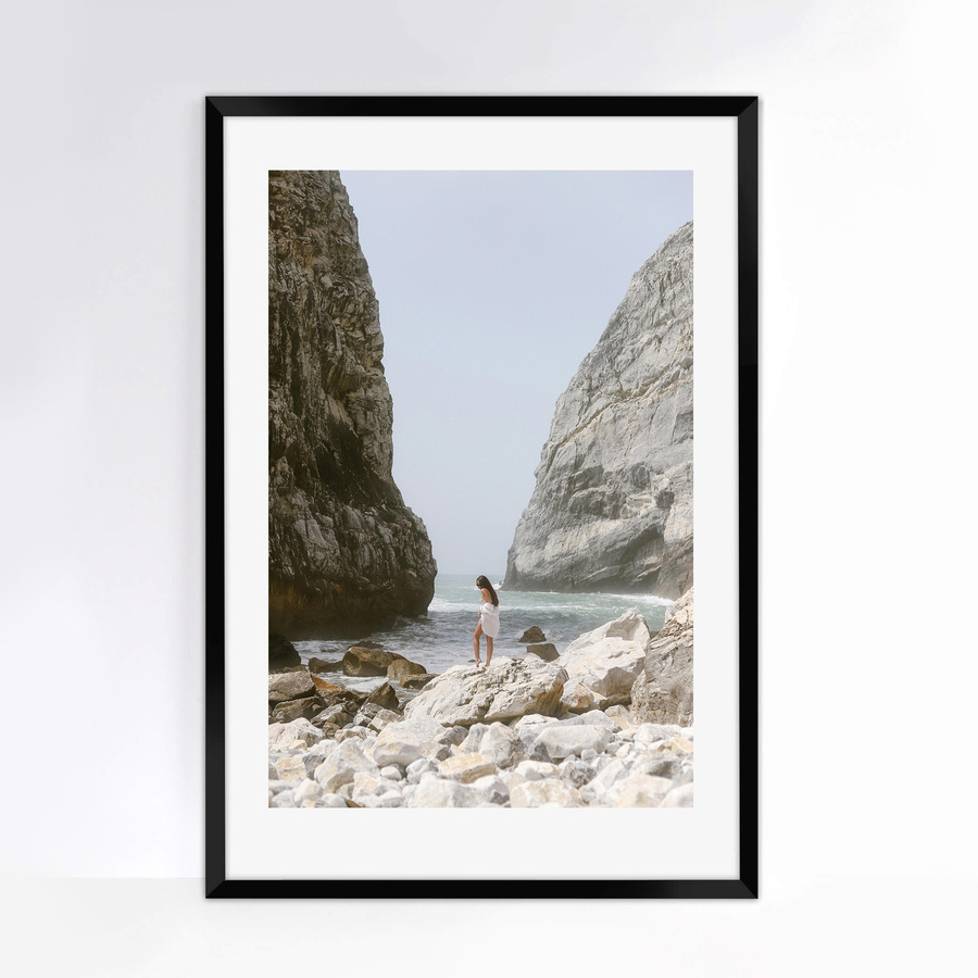 Czarna ramka na zdjęcia o rozmiarze 40x60 cm