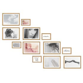 Zestaw ramek  PINIA 00 GF0032 L- galeria ramek na 12 zdjęć