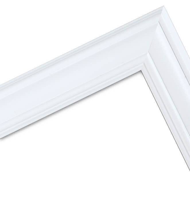 Ramka drewniana BARI 2779, szlachetna i trwała fotoramka na zdjęcia, plakaty lub obrazy - kolor biały