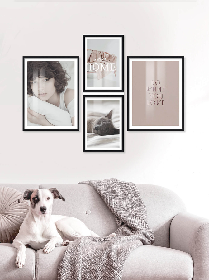 Zestaw ramek PINIA 2 GF0012 - galeria ramek na 4 zdjęcia