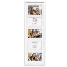 Ramka drewniana galeria passe-partout White 23x81 - kolor biały