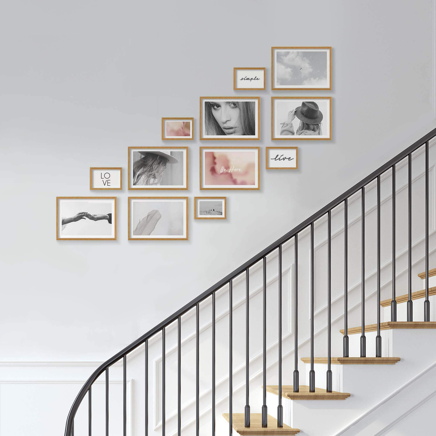 Zestaw ramek PINIA 00 GF0032 R - galeria ramek na 12 zdjęć