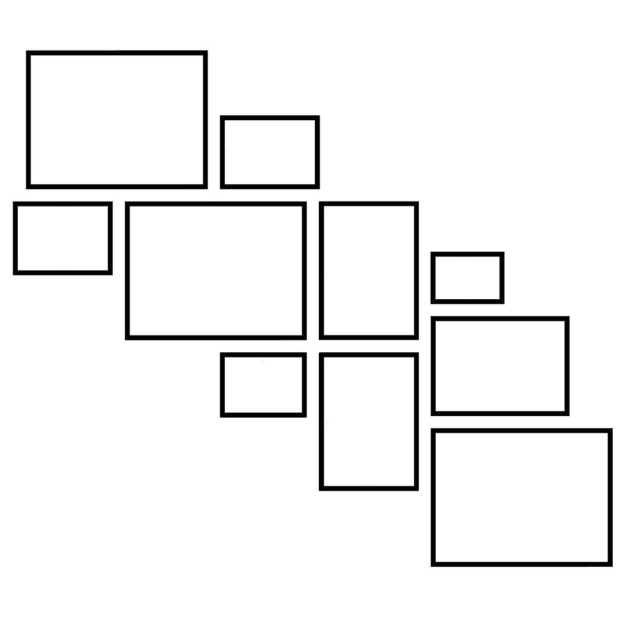 Zestaw ramek PINIA 3 GF0033 L - galeria ramek na 10 zdjęć