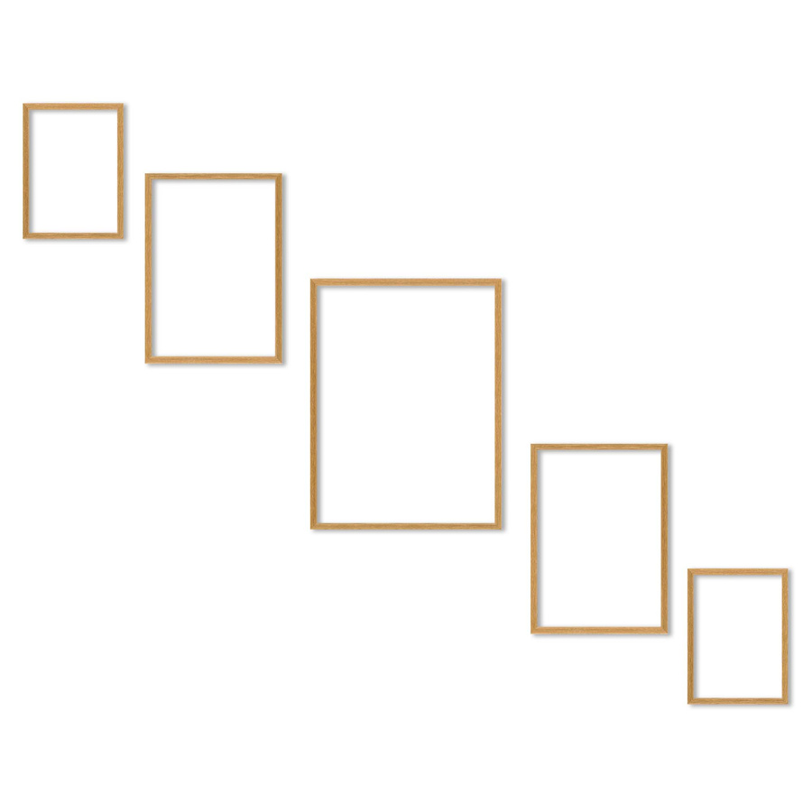 Zestaw ramek PINIA 00 GF0031 L- galeria ramek na 5 zdjęć