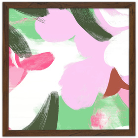 Brązowa ramka na zdjęcia  w rozmiarze 40x40 cm