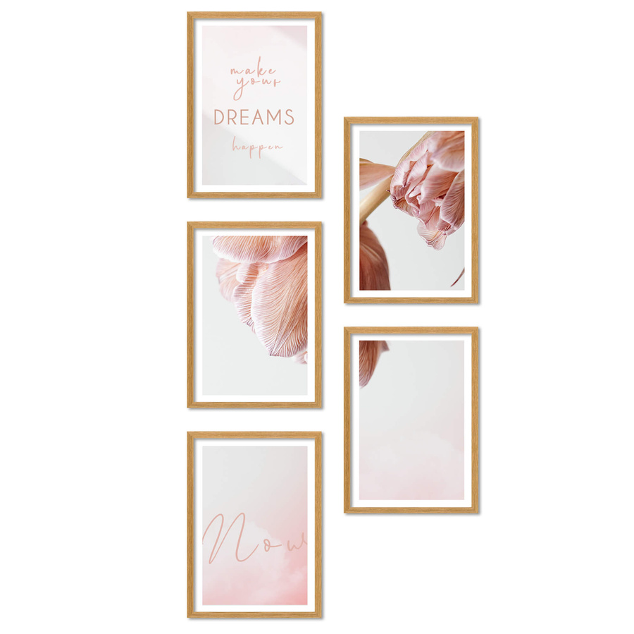 Zestaw ramek PINIA 00 GF0014 - galeria ramek na 5 zdjęć