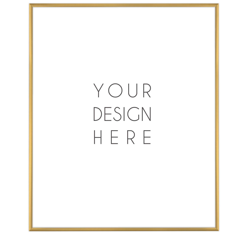 Ramka aluminiowa ROYALL Złota 50x60 cm