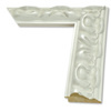 Rama do obrazów, zdjęć oraz luster na wymiar LUCA #2555. Ozdobna ornamentowana, drewniana oprawa - holenderka, kolor biały