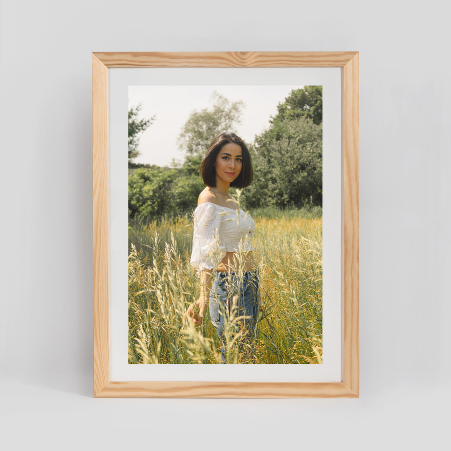 Ramka z drewna surowego na zdjęcia 5 szt. RAW 30x40 cm