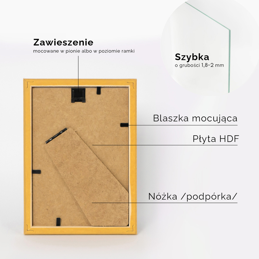 Ramka drewniana TITI 1860 5x7 cm