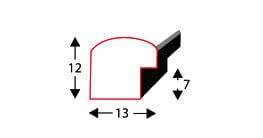 Zestaw złotych ramek galeria HIT 1 Z GF0008