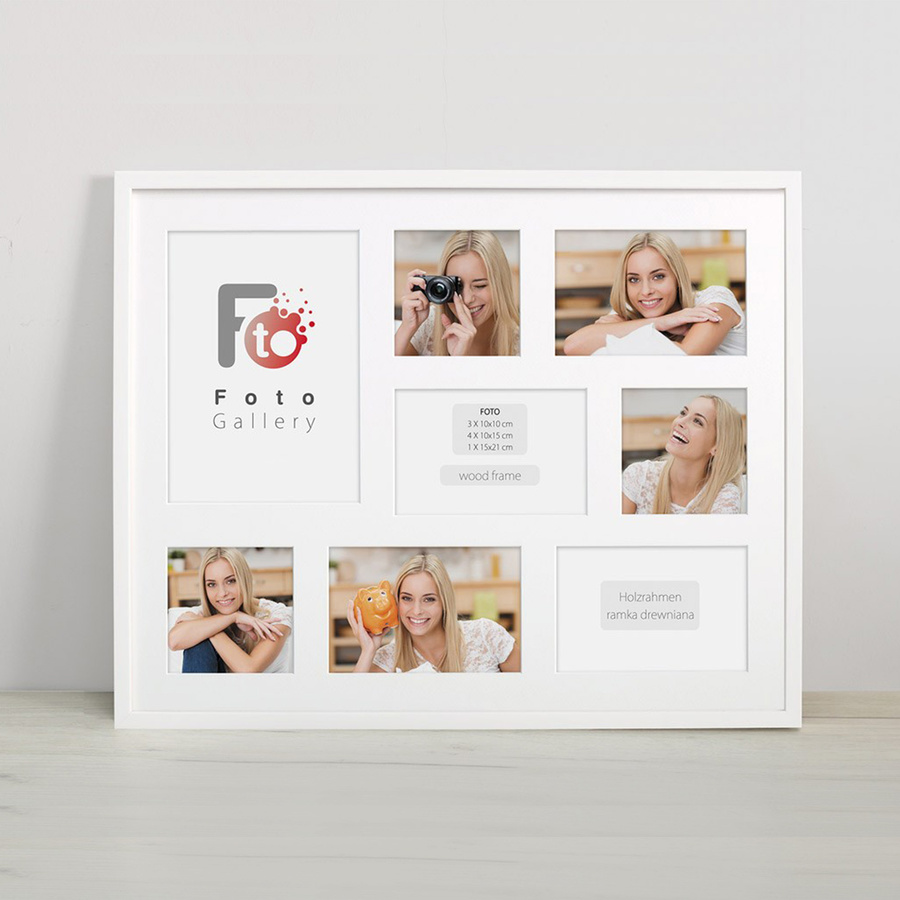 Foto galeria na 8 zdjęć White 40x50 C