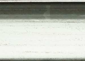 Rama do obrazów, zdjęć oraz plakatów na wymiar LUCA #1904. Skośna nowoczesna , drewniana oprawa - kolor srebrny połysk