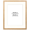 Naturalna ramka z passe partout na zdjęcia w rozmiarze 40x50 cm z passe partout 30x40 cm